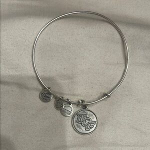 Alex and Ani Silver UCF Charm Bangle Bracelet